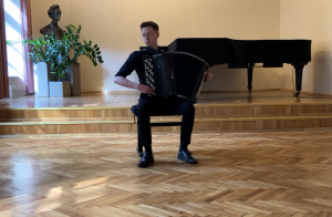 Zdjęcie laureata osiągnięć, Dominika Maciąga.